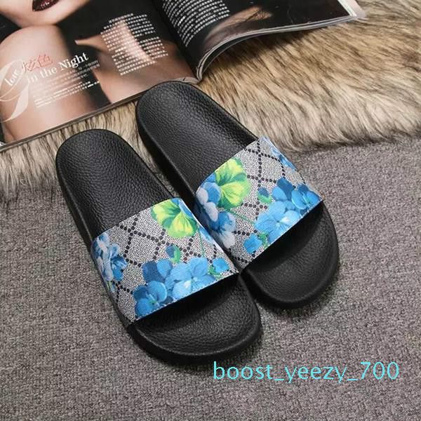 men women slide sandals designer shoes luxury slide summer fashion wide flat slippery with thick sandals slipper flip flops size 36-45 b70, Black